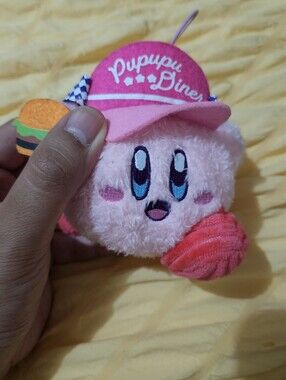 Kirby PUPUPU Diner Mascot Hamburger 11cm Plush
